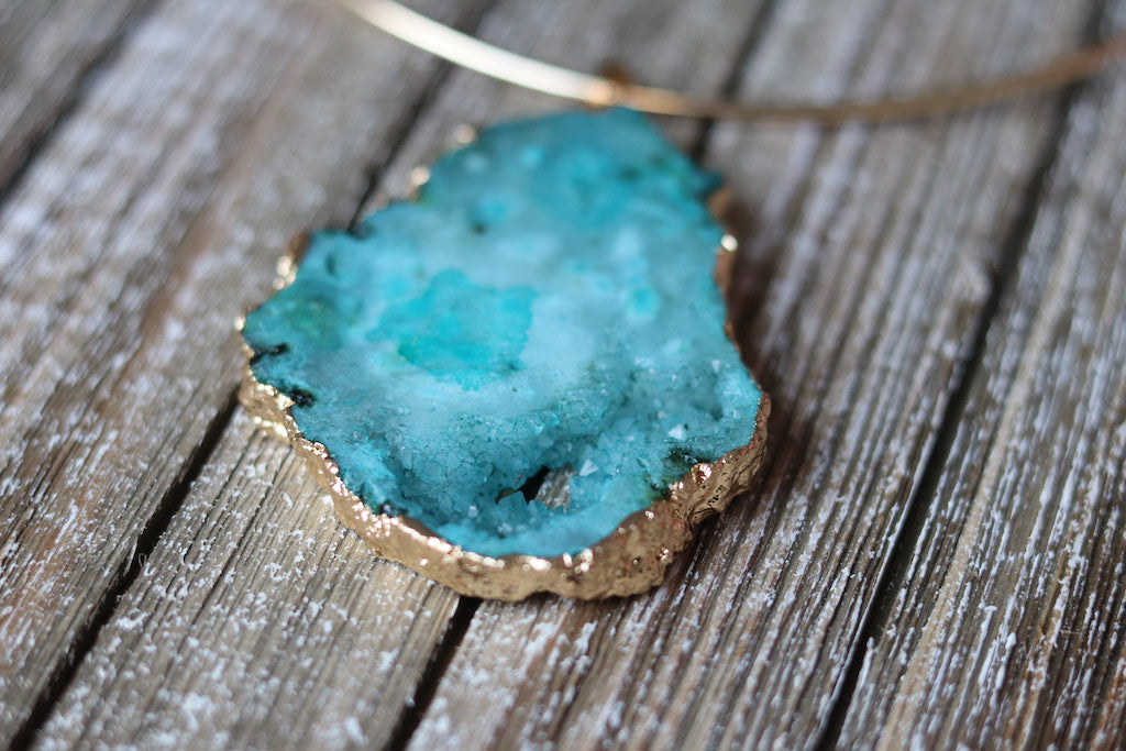 Blue Quartz Choker